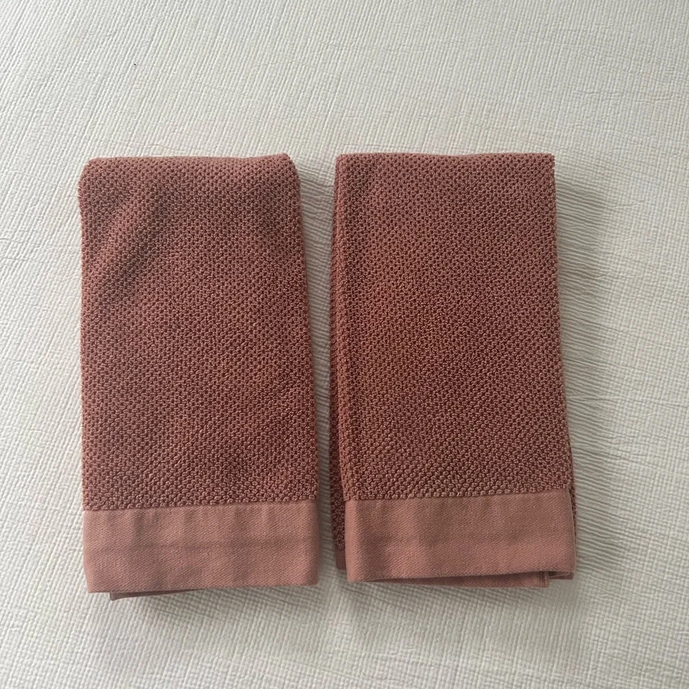 H&M Pink & Green Hand Towels 4ct